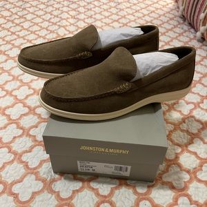 Johnson and Murphy Marlow Suede Loafers